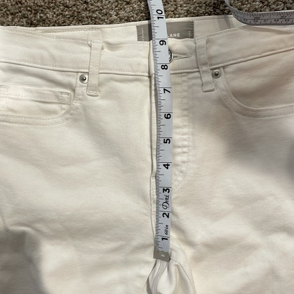 Everlane Mid Rise Skinny Jean White Denim 26 - Picture 12 of 13